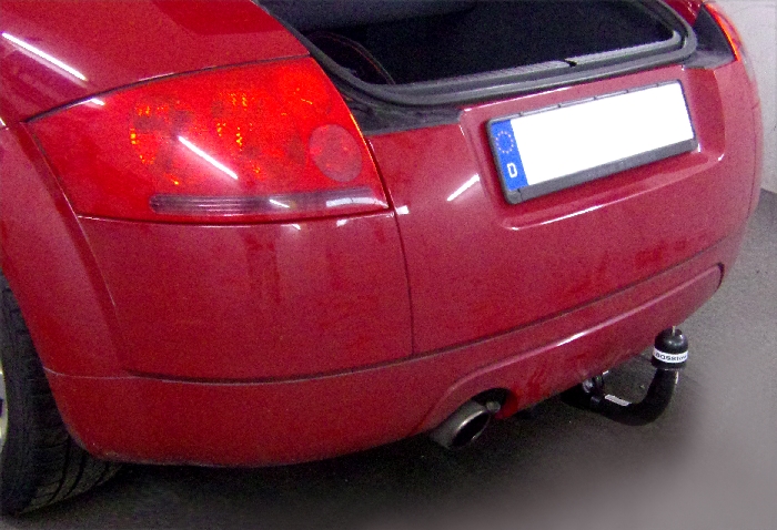 Anhängerkupplung für Audi-TT 8N, nur für Heckträgerbetrieb, Montage nur bei uns im Haus, Baureihe 1998-2007 V-abnehmbar